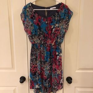Lush Flowered Dress. High-low, New without tags!